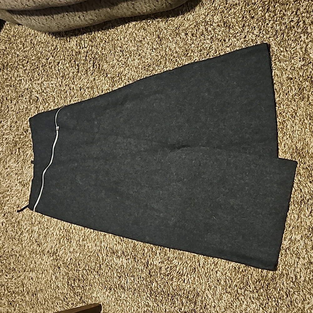 E+ Wool Maxi Skirt